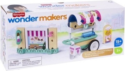 Fisher Price Wonder Klocki z drewna SKLEP Z LODAMI drewniane