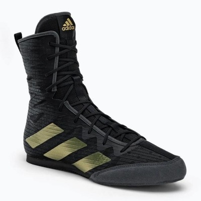 BUTY BOKSERSKIE ADIDAS BOX HOG 4 CZARNO/ZŁOTE CZAR