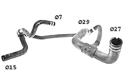 Шланг радиатора sasic 7773449 7797503 16026 фото №1