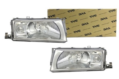 JUEGO FAROS ELE. H4 SKODA OCTAVIA 01-04 TYC  