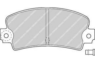 Ferodo гальмівні колодки гальмівні dacia nova lotus esprit s4 фото №1