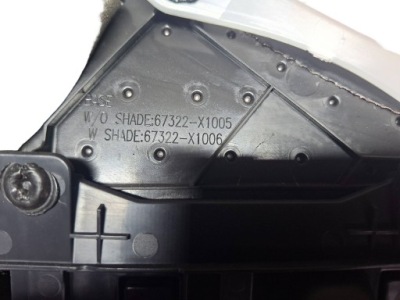 Обшивка оббивка двері ліва задня lexus es 250 - 300 - 330 7428433020 фото №1