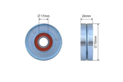 ROLLO TENSOR CORREA WIELOROWKOWEGO AUDI A4 B6 B7 00-05 A6 (4F2,4F5) 02-11  