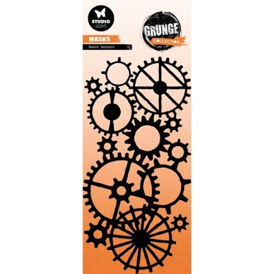 Szablon Studio Light Gears Texture Grunge (SL-GR-MASK235)