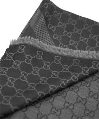 GUCCI CHUSTA Z JEDWBIEM MONOGRAM