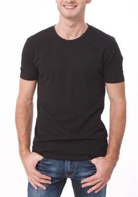 Koszulka Czarna T-shirt JHK TSRA 170g r. XS