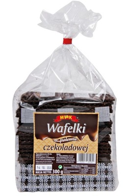 WAFELKI W POLEWIE CZEKOLADOWEJ MK