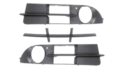 Bmw 5 e60 e61 решітка ґрати протитуманної фари набір kpl фото №1