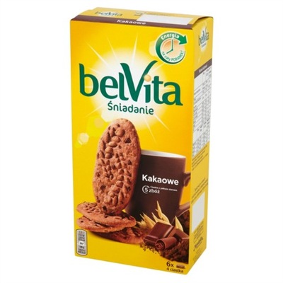 Ciastka Belvita 5 zbóż kakao 300g