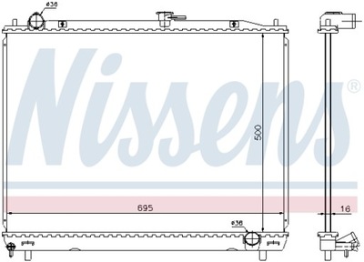 RADIATOR SYSTEM COOLING ENGINE 628962 - milautoparts-fr.ukrlive.com