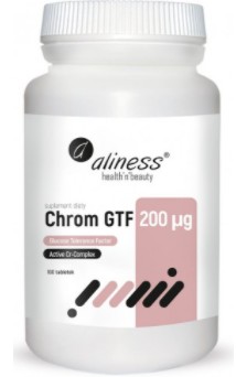 Aliness CHROM GTF 200mcg POZIOM CUKRU glukoza