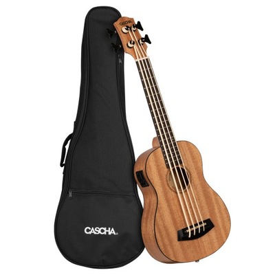 Ukulele elektro bas CASCHA HH2175 z pokrowcem