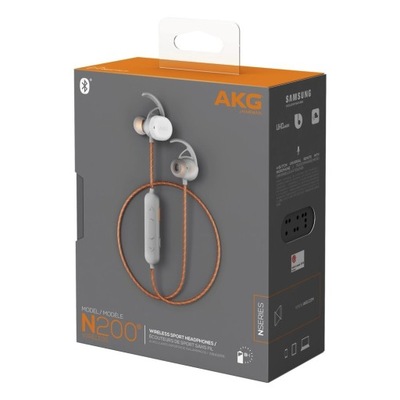 AKG N200 Słuchawki Bluetooth Pomarańczowe