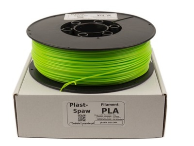 Filament PLA Plast-Spaw 1,75mm Jasny Zielony 1kg PlastSpaw Jabłuszko