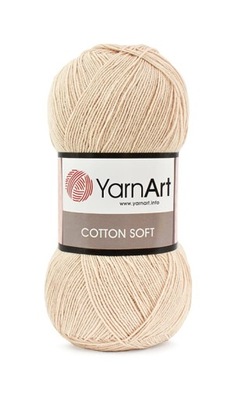 Włóczka YarnArt Cotton Soft - 05 - jasny beż