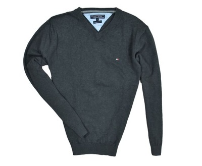 TOMMY HILFIGER Premium Cotton Sweter Męski / L