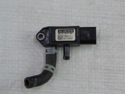 Vw passat b8 датчик давления выхлопных газов 03l906051b фото №1