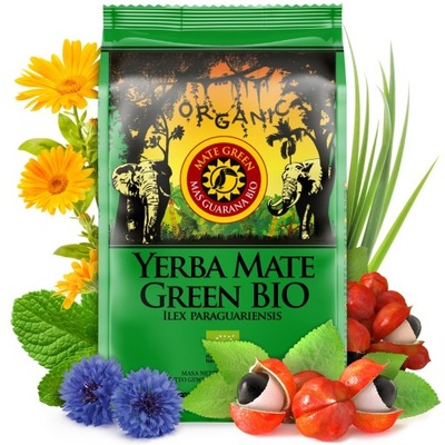 Yerba Mate Green Mas Guarana BIO 200g Organic