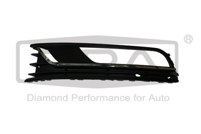 Решітка радіатора решітка бампера ліва vw passat b7 3aa854661 фото №1
