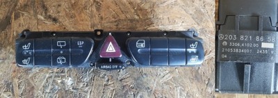 Панель переключатели mercedes w203 w209 2038218658 фото №1