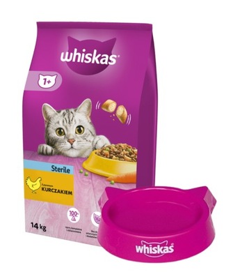 WHISKAS Sterile z kurczakiem 14kg