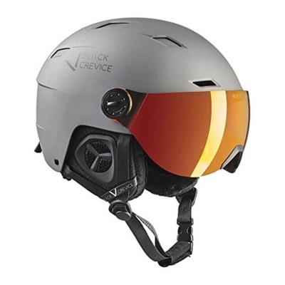 KASK NARCIARSKI BLACK CREVICE R. L