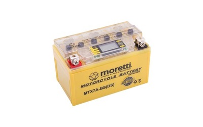 АККУМУЛЯТОР MORETTI ГЕЛЕВИЙ MTX7A-BS YTX7A-BS