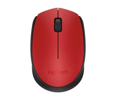 Mysz bezprzewodowa Logitech M171 optyczna czerwona