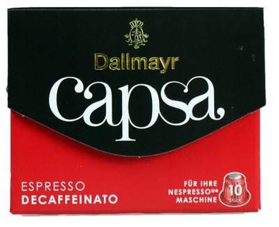 Kapsułki DALLMAYR NESPRESSO Espresso Decaffeinato