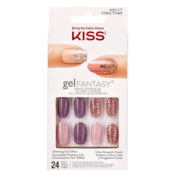 Kiss sztuczne paznokcie Gel Fantasy KGN17 x24 M