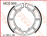 TRW LUCAS BRAKE SHOES BRAKE (180X36MM) (S626)  