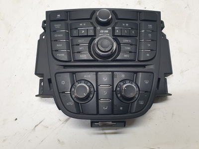 Панель радио кондиционера cd500 opel astra j 13346052 фото №1