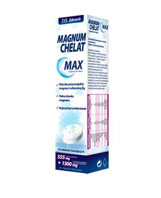 ZDROVIT MAGNUM CHELAT MAX 20 tabl. mus.