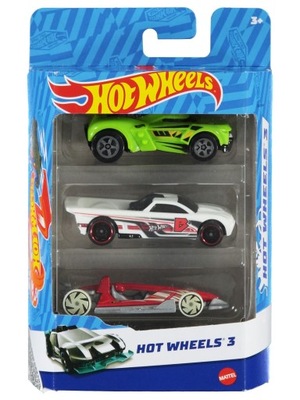 HOT WHEELS MAŁE SAMOCHODZIKI RESORAKI TRZYPAK