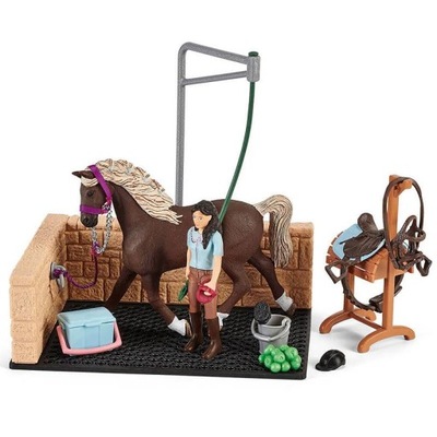 Schleich Horse Club Emily i Luna Myjnia dla koni