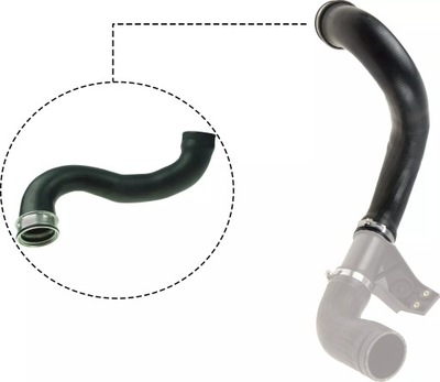 Gates 09-0829 шланг воздуха наддувочный фото №1