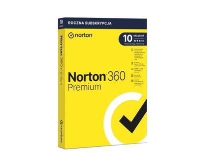 Norton 360 Premium 10 stanowisk 1rok BOX bez karty