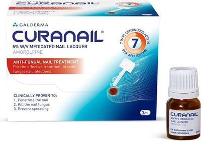 CURANAIL Nail Fungus 3 ML GRZYBICA PAZNOKCI/UK