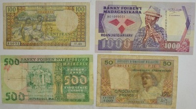 3.di.Zest.Madagaskar, Banknoty szt.4, St.4