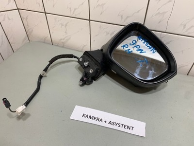 Дзеркало зовнішнє nissan x-trail t33 9 pin праве камера асистент фото №1