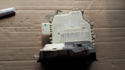 A4 b8 s4 замок дверь левый задняя задний 6 pin a5 q5 фото №1