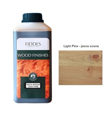 FIDDES Bejca wodna jasna sosna LIGHT PINE 1L