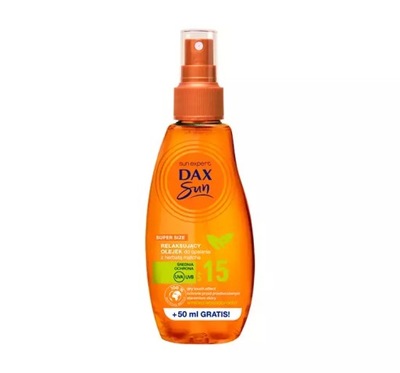 DAX SUN RELAKSUJĄCY OLEJEK DO OPALANIA SPF 15