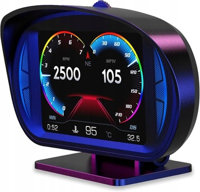 UNIVERSAL CAR HUD OBD2 VELOCÍMETRO CUENTAVUELTAS  