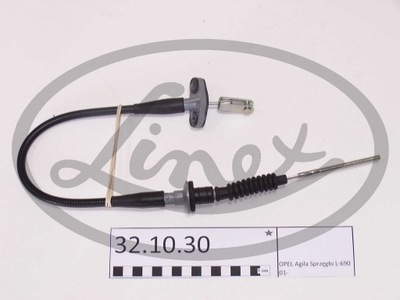 CABLE CONJUNTO DE EMBRAGUE OPEL AGILA 32.10.30 LINEX CABLES LINEX 32.10.30 CIEGLO,  