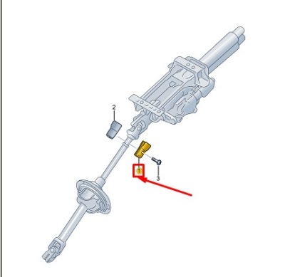 Audi e-tron gt кермо колонка balancer вантаж 9j1419647b фото №1