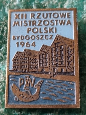 XII RZUTOWE MISTRZOSTWA POLSKI PZW BYDGOSZCZ 1964