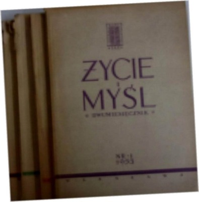 Życie i myśl nr 1-6 z 1955- kompletny rocznik