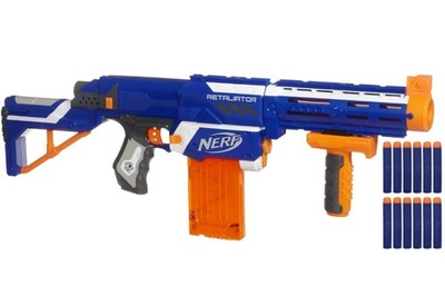 NERF RETALIATOR WYRZUTNIA PISTOLET 98696 +STRZAŁKI