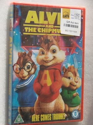 Alvin and the Chipmunks ALVIN I WIEWIÓRKI DVD NOWA